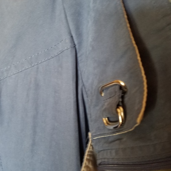 Woman's Blue Outerwear Utility Jacket L - Picture 4 of 6